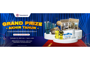 Belanja dan Jadilah Pemenang Undian GRAND PRIZE Hadiah Mewah Akhir Tahun di Telesindo.id!