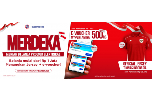 Promo MERDEKA Belanja di Telesindo.id, Dapatkan Hadiah E-voucher Hingga Jersey Timnas!