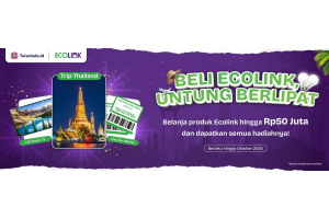 Hadiah Untung Berlipat Belanja Ecolink Rp50 Juta di Telesindo.id!