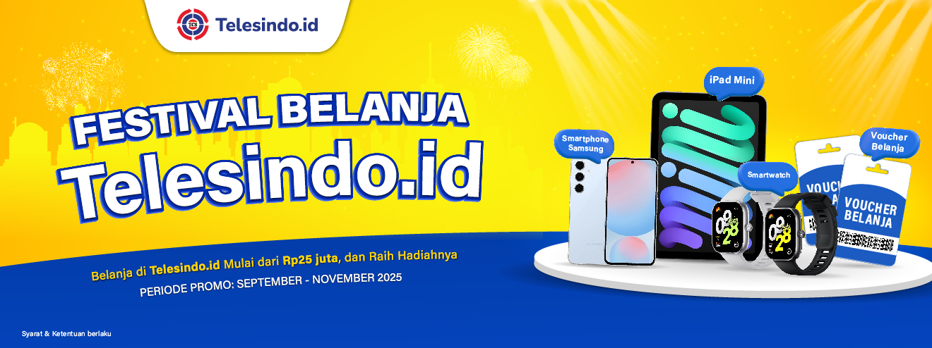 Belanja di Telesindo.id, Dapatkan Hadiah Gadget & Voucher Belanja hingga Rp3 Juta!