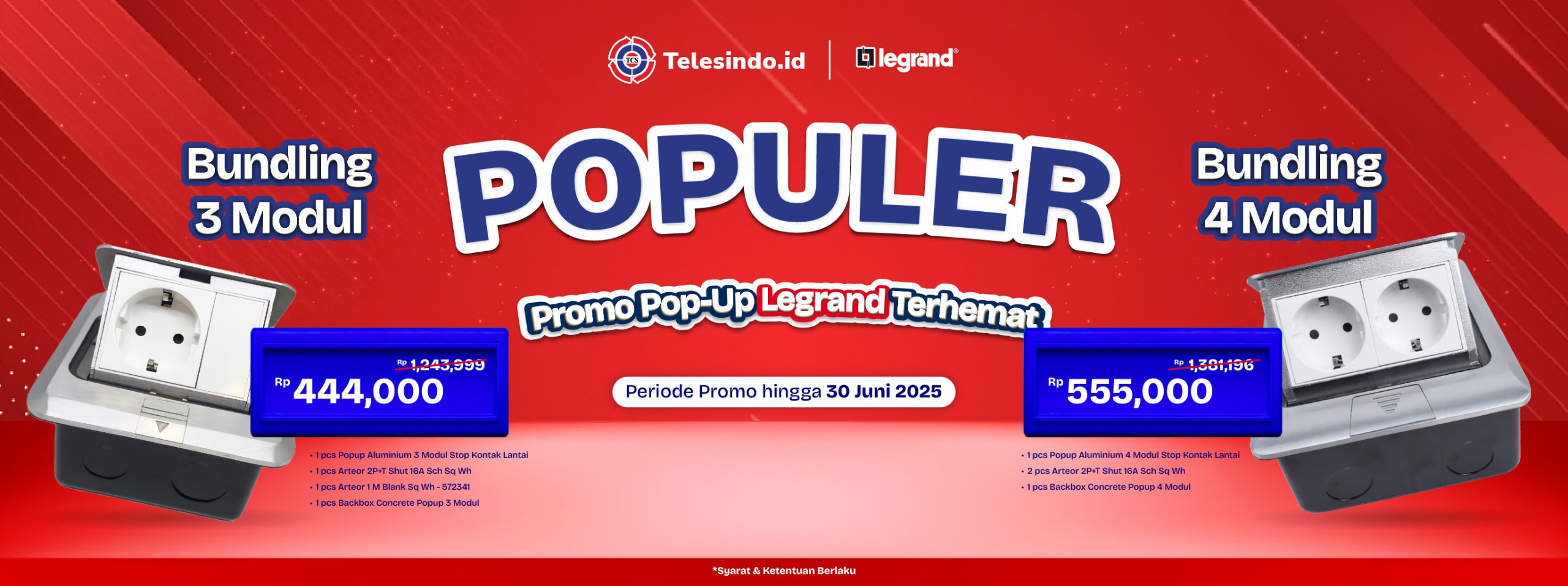 Banner Populer - Promo Pop Up - Legrand - 2025