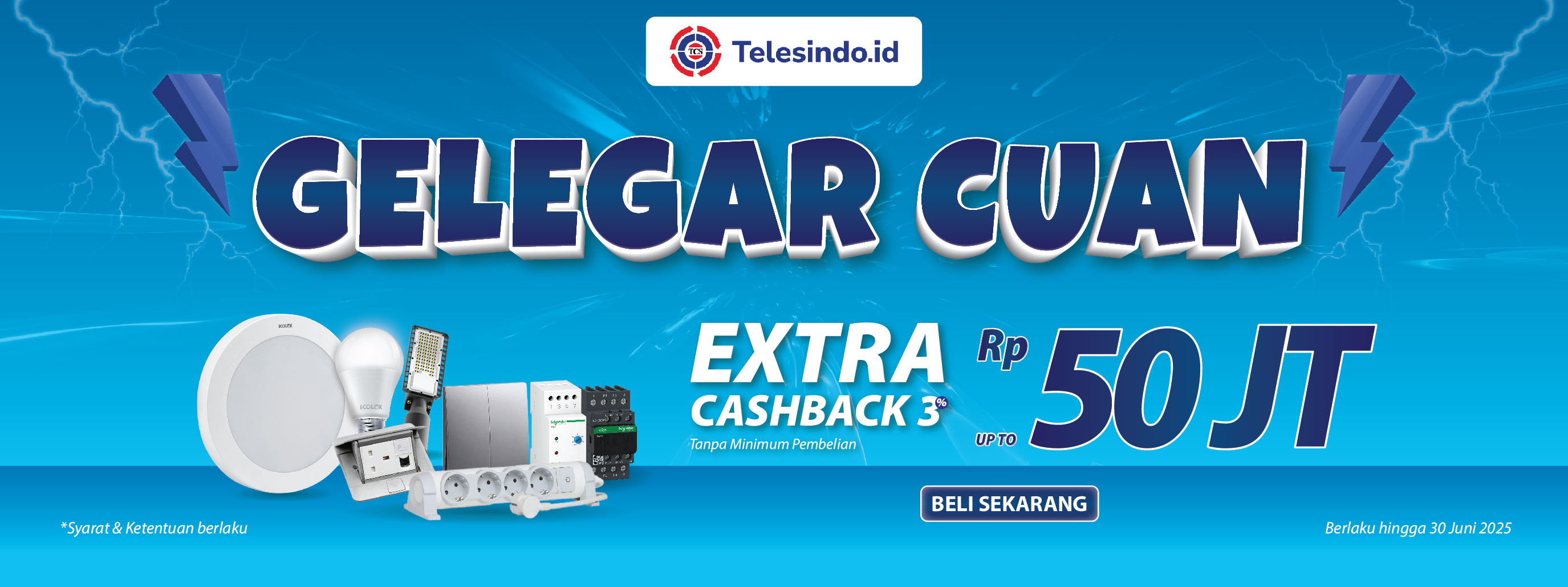 gelegar cuan 3%